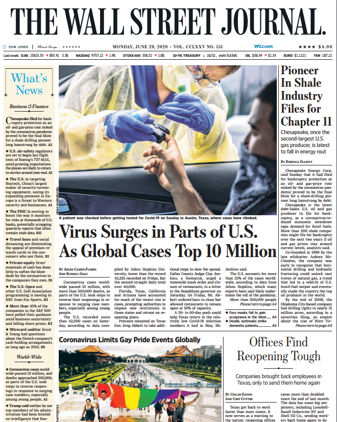 THE WALL STREET JOURNAL JUN 29, 2020
