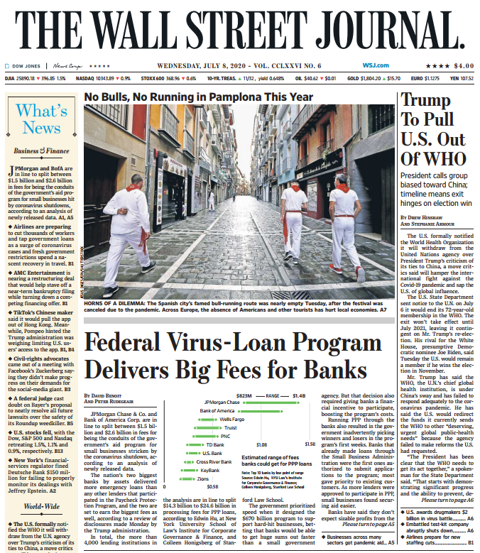 THE WALL STREET JOURNAL JUL 8, 2020