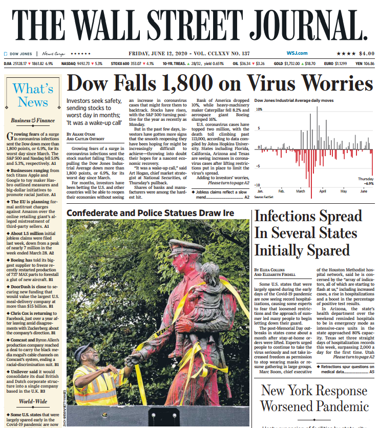 THE WALL STREET JOURNAL JUN 12, 2020